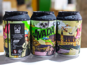 création graphique pour bouteille de bière thème Harry Potter