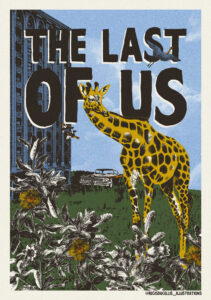 Création affiche jeux video last of us