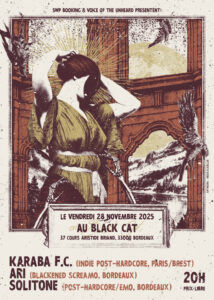 Création affiche concert. Illustration univers musical