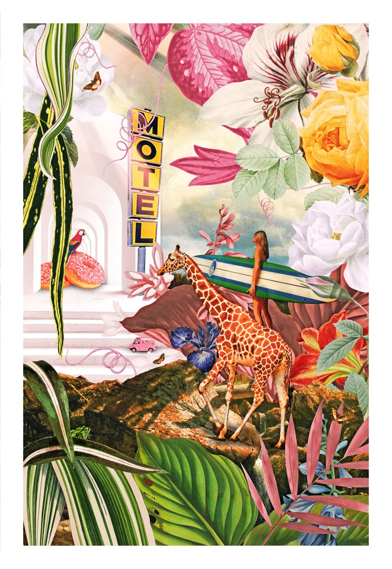 illustration : un motel en plein rêve